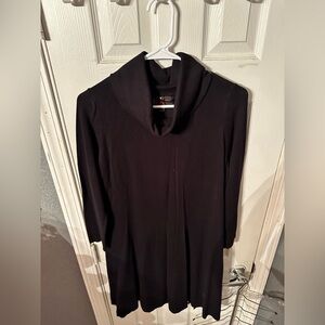 Black Cowl Neck Dress